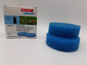 Eheim 261611a Spugna filtrante 2 pezzi per EHEIM Classic 150 2211 Ø 9,5 cm - Foto 1 di 6