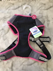 TOP PAW Comfort Dog Harness Rainbow Reflective Material Pink Black Grey X-Large - Picture 1 of 5