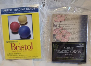 Artist Trading Cards 2 Pks NIP Strathmore and The Paper Studio 2.5X3.5 Craft - Picture 1 of 8