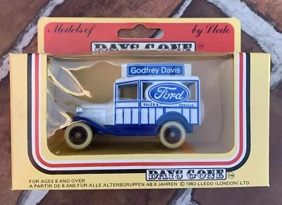 Lledo Models of Days Gone Godfrey Davis Ford Sales & Service Truck Whitewalls - Image 1 of 4