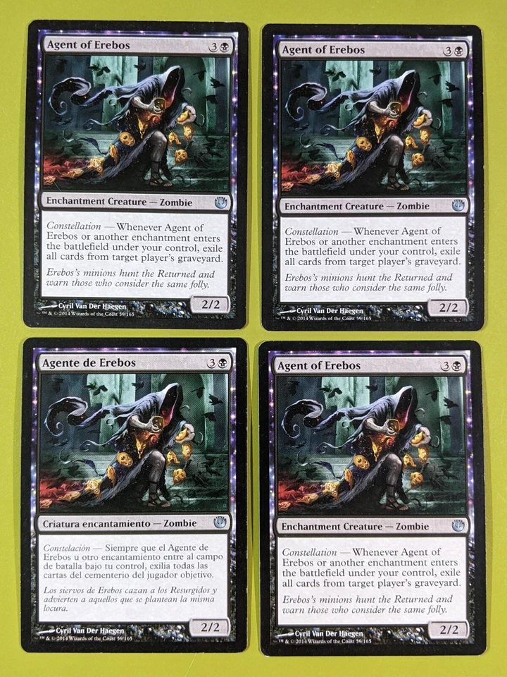 Agent of Erebos x4 Journey into Nyx 4x Playset MTG Magic the Gathering - Image 1 of 1