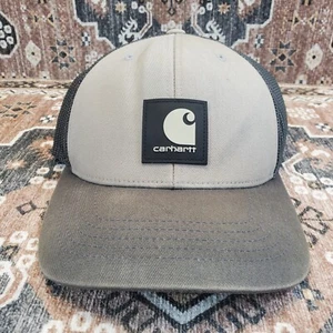 Carhartt Workwear Mesh Back Trucker Snapback Distressed Hat Cap - Picture 1 of 11
