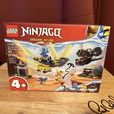 BRAND NEW* LEGO Ninjago 71798 Nya & Arin's Baby Dragon Battle 157pcs FREE SHIP - Image 1 of 2
