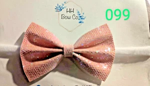 🎀Stocking Stuffer Simple Bow Clips and/or Headbands/Ponytails - Pick yours now - Picture 1 of 15
