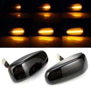 Dynamic Side Fender Marker LED Turn Signal Indicator Blinker Light For Benz W201 - Picture 1 of 8