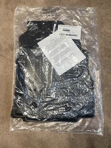 2019-2024 Subaru Ascent Rubber Floor Mat Set OEM Driver & Passenger Only - Picture 1 of 12