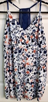 Sleep By Cacique Womens Floral Babydoll Shortie Nightgown Size 18/20 - Image 1 of 4