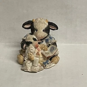 Mary’s Moo Moos “Pasture Bedtime” 1993 Enesco Cow Figurine - Picture 1 of 5