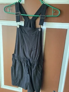 Nobo No Boundaries XS size (1) Black Relaxed Fit Overall Shorts - Picture 1 of 6