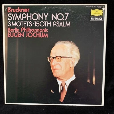 BRUCKNER Symphony #7, Motets, Psalm 150 - EUGENE JOCHUM Berlin - DG JAPAN ST 2LP - Image 1 of 4
