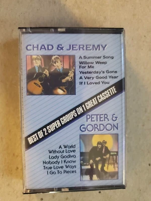 Chad & Jeremy/Peter & Gordon Best of 2 Super Groups on 1 Great Cassette. NEW - Image 1 of 4