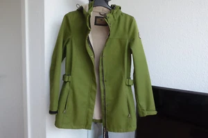 Damen Mantel Regenmantel Jacke Marie Lund Gr. 40 grün mit Gebrauchsspuren TEXT! - Bild 1 von 6