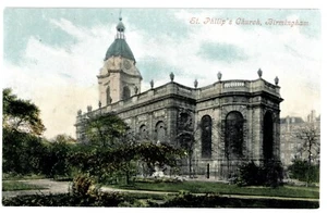 BIRMINGHAM - ST PHILIP'S CHURCH Postcard - Picture 1 of 1