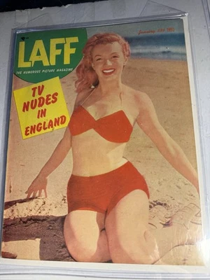 MARILYN MONROE - LAFF 01/53 GRAN COLOR FOTO PORTADA REVISTA ¡HERMOSA! BONITA COPIA Foto 1 de 2