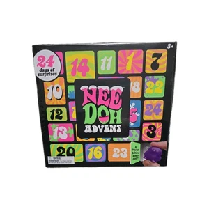 Needoh Advent Calendar 24 Days Of Surprises New Nee Doh Brand NEW  - Picture 1 of 4
