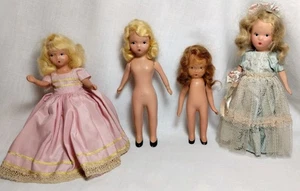 NANCY ANN STORYBOOK BISQUE DOLL LOT OF 4 - Picture 1 of 8