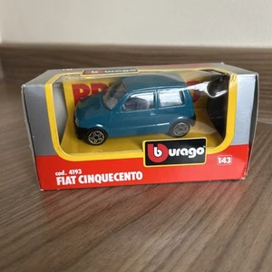 NUEVO (Embalaje Perfecto) Burago 1:43 Fiat CINQUECENTO - Imagen 1 de 7