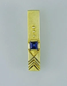 Anhänger Saphir Gold 585, Kettenanhänger Gold 585 Saphir, Saphiranhänger Gold - Bild 1 von 2