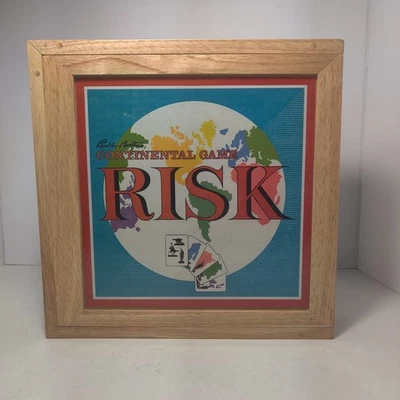 CONTINENTAL GAME OF RISK PARKER BROTHERS NOSTALGIA GAMES SERIES WOOD BOX EDITION - Image 1 of 4