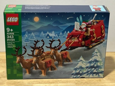 2021 Lego Christmas ~ Set #40499 Santa Claus' Sleigh w/ Reindeer ~ NIP 343 pcs - Image 1 of 2