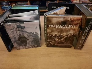2 METAL TIN SPECIAL EDITION BOXSET BUNDLE*Band Of Brothers The Pacific*FREE POST - Picture 1 of 4