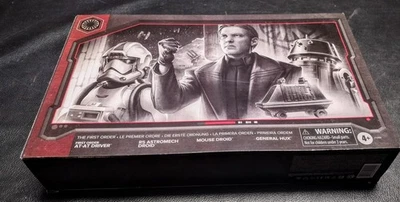 Nuevo Precintado Star Wars Serie Negra 6" El Primer Orden Paquete de 4 Figuras Exclusivas Foto 1 de 4