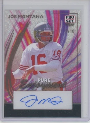 2024 Pro Set Pure Pure Enjoyment Acetato Brillo Bronce Joe Montana 3/10 Automático  Foto 1 de 2