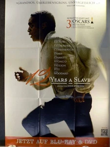 12 Years A Slave - Michael Fassbender - Videoposter A1 84x60cm gefaltet (g) - Picture 1 of 1
