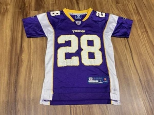 NFL Reebok Minnesota Vikings Adrian Peterson #28 Jersey Youth Small (8) - Picture 1 of 12