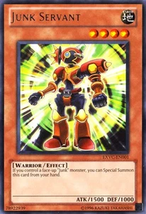 Junk Servant Rare Extreme Victory YuGiOh Card - Picture 1 of 1