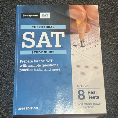 Official SAT Study Guide 2020 Edition by The College Board Paperback - 8 Tests - Image 1 of 2
