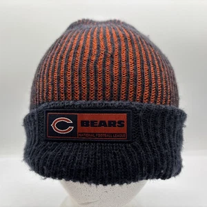 Chicago Bears NFL New Era Navy Blue/Orange Fleece Lined Cuffed Knit Beanie OSFM - Picture 1 of 10