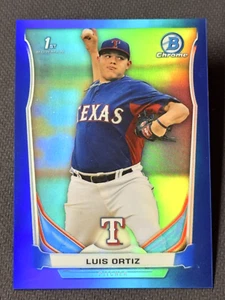 2014 Bowman Chrome 1st BLUE REFRACTOR PROSPECT ROOKIE Luis Ortiz 146/399 - Picture 1 of 3