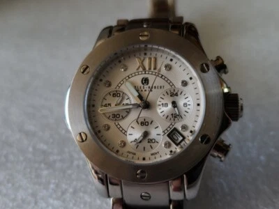 Reloj Charles-Hubert Paris Cronógrafo 6782-w Leer Foto 1 de 4