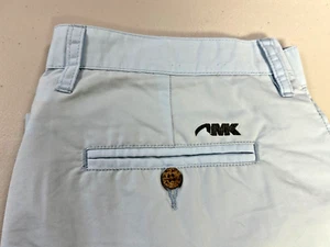 NUOVO MOUNTAIN KHAKIS Pantalone Popeline Elasticizzato 35x30 Mattina Cielo Vestibilità Relaxed - Foto 1 di 8