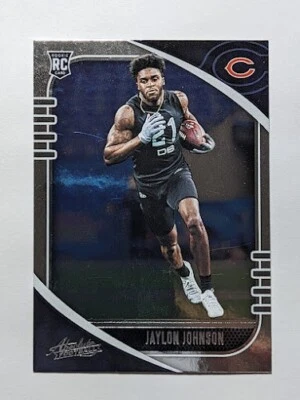 2020 Absolute #153 Jaylon Johnson RC BEARS - Image 1 of 2