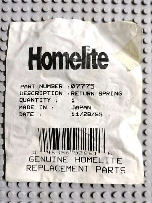 OEM GENUINE NOS GREEN MACHINE 07775 PAWL RETURN SPRING MODEL 2600 2800 3000 - Image 1 of 2