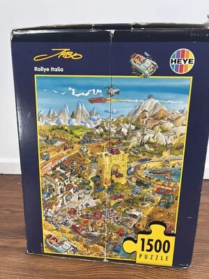 HEYE Jigsaw Puzzle Jabo Rallye Italia 1500 pieces Jan Birck COMPLETE Bag Sealed - Image 1 of 4