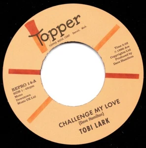 Tobi Lark - Challenge My Love / Sweep It Out Shed - TOP Northern Soul - 45 HEAR! - Picture 1 of 4
