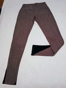 Agnes & Dora Women's Charcoal Knit Jegging with Black Ankle Mesh Size Small NWOT - Picture 1 of 16