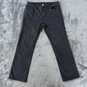 Stio Pants Mens 38 Dark Gray Rivet Organic Cotton Stretch Double Knee - Picture 1 of 15