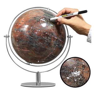 Mapsoft Classic Mars Globe, 24cm/9.5", RC-24, Red Planet, Mars Map, Marte Map - Picture 1 of 10