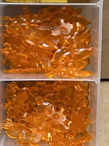 Lego Stck.-Trans Orange Welle abgerundetes Clip Ende-Nr. 80519-Stck 65 - Bild 1 von 1