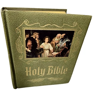 Holy Bible Heirloom Family KJV Red Letter King James 1971 Book Vintage - Picture 1 of 22