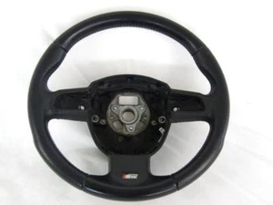 8P0419091EB LEATHER STEERING WHEEL AUDI A3 2.0 D 103KW AUT 5P (2011) SPARE USED - Picture 1 of 6
