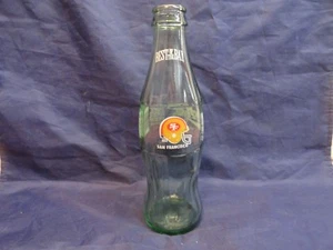 1993 Best Of The Bay SAN FRANCISCO 49ers 8 oz Commerative Coca Cola Bottle. - Picture 1 of 6