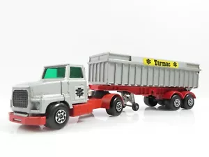 Matchbox Lesney Tarmac Super Kings K16/18/115 Ford LTS CAMION RIBALTABILE #8627 - Foto 1 di 9