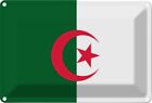 Blechschild Wandschild 20x30 cm Algerien Fahne Flagge Geschenk Deko
