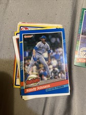 1991 Donruss Randy Johnson #BC-2 - Seattle Mariners - No Hit Tigers rare error 