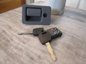 1998-2011 Mercury Grand Marquis Ford Crown Victoria Glove Box Latch & Key Gray - Bild 1 von 6